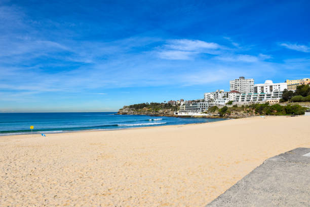 istock Landscape beautiful summer horizontal horizon look view tropical shore open sea beach cloud clean blue sky and city scape background calm nature ocean wave water sun day time holiday at Australia. 2163377848