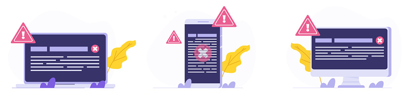 Not Today Computer Issues Concept Of Computer Outage Or Failure Due To Server Downtime Technical ...