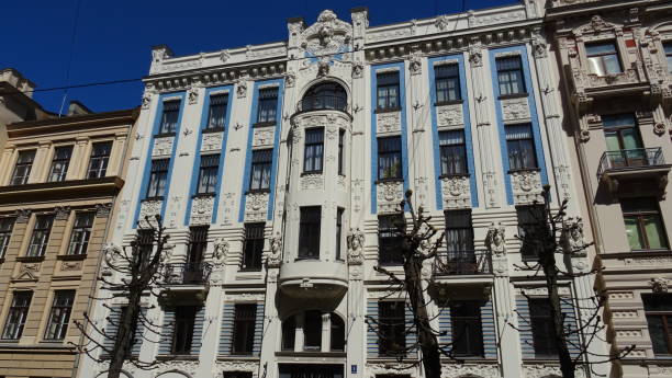 istock Art Nouveau Building 2163406389