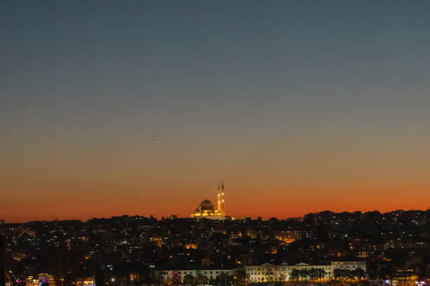 View of Istanbul in the evening