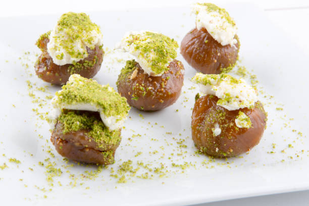 istock Peanut butter and cream dessert balls 2163423942
