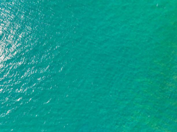 istock Aerial view of sea surface water texture background 2163428769