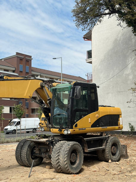 istock Part of the excavator machinery 2163429177