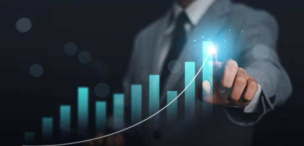 istock Business growth concept, Development to success and growing growth, analyzing financial graph on virtual screen. Business analysis, financial investment and technology concept. 2163444070