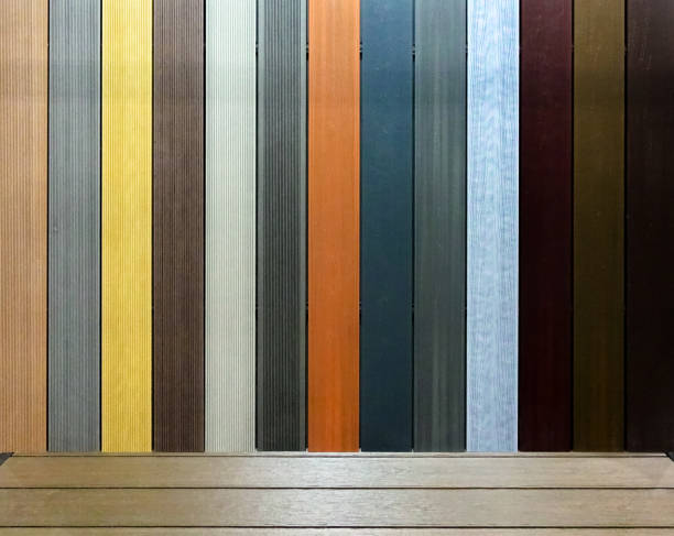 istock Plastic flooring for the veranda in different colors. 2163446123