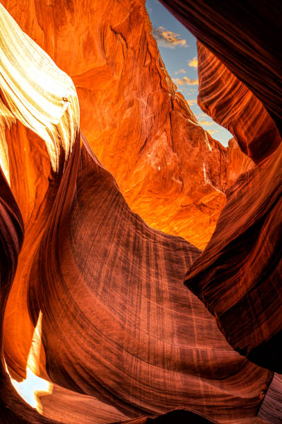 istock Sandstone cliffs in Antelope Canyon, Arizona 2163461493