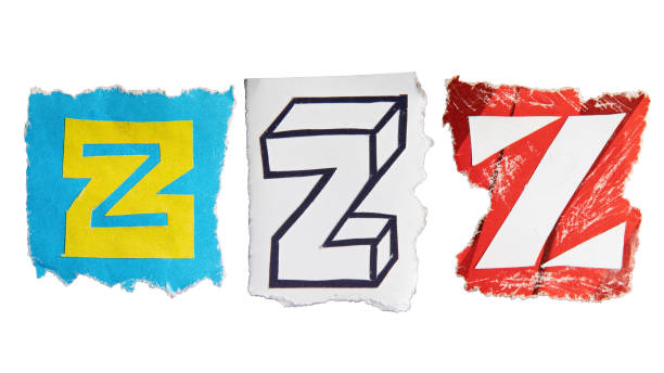 istock Z alphabet torn from a magazine paper 2163468297