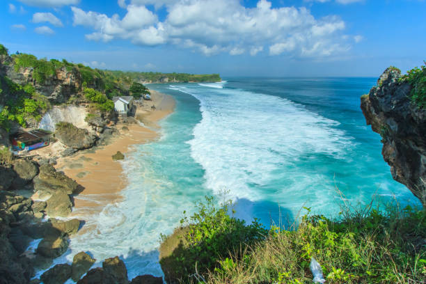 istock beautiful beach at Bali, Indonesia. 2163470774