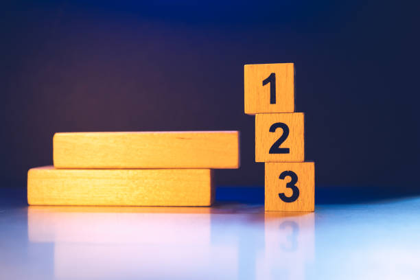 istock Closeup wooden block number 2163470827
