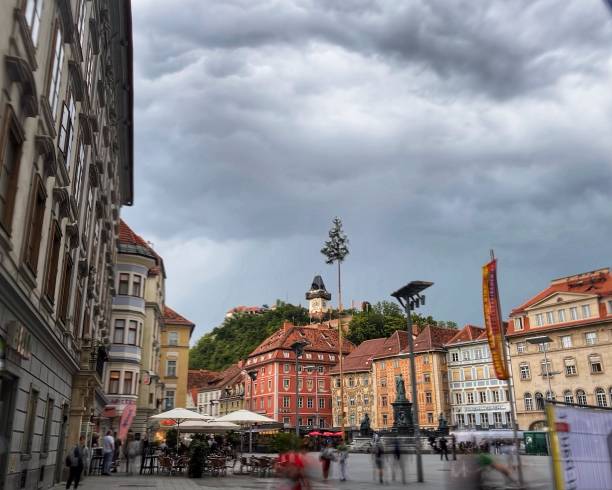 istock Graz Styria Austria May 2024 cloudy rainy day city centre 2163471383