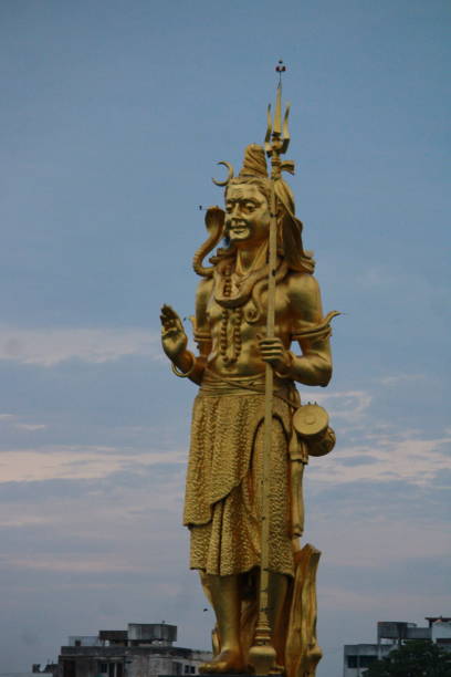 istock Hindu god Shiva statue. 2163475249