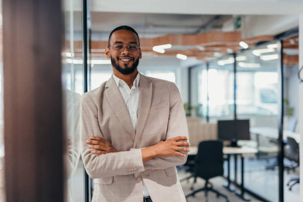 istock Confident Businessman in Modern Office 2163491306