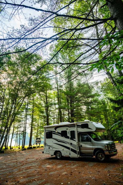 istock Motor Home by the Wyman Lake 2163497811