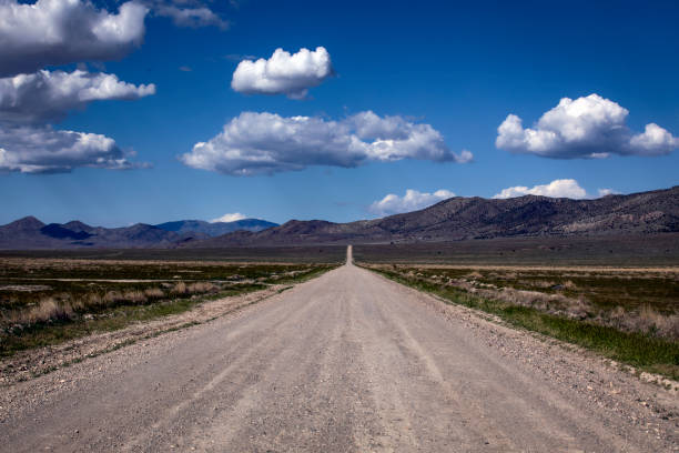 Gravel Road, Pony Express Road, Tooele County, Utah, through the Herd Management Area overseen by the Bureau of Land Management, near the Simpson Springs Pony Express Station.