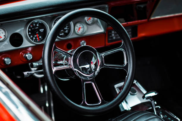 istock 1967 Automobile Steering Wheel. 2163506378