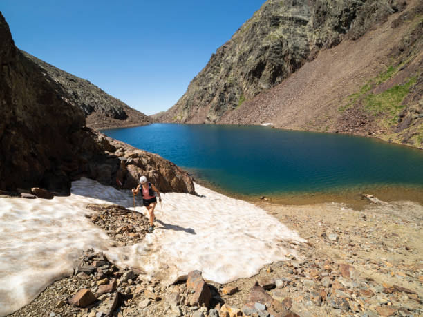 Pyrenees, Black Lake in the Comapedrosa Natural Park