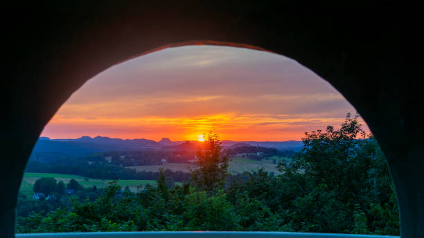 istock Sunset View Framed by an Arch at Ruzenka Lookout 2163510447