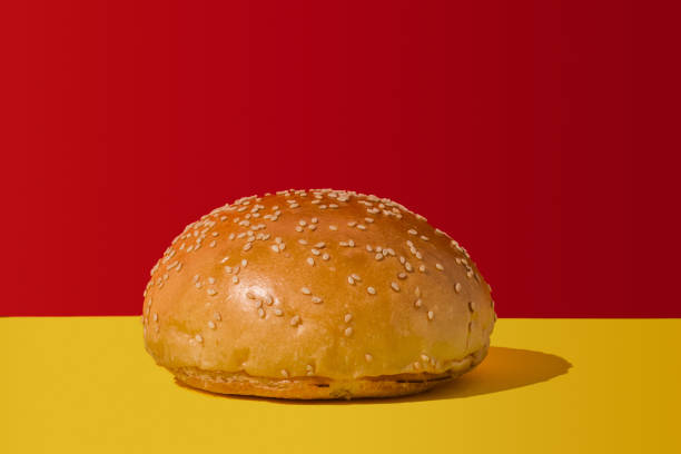 istock Stock image of a hamburger bun. 2163510740