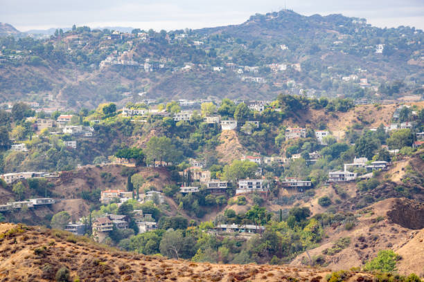 istock Hillside residential district in Los Angeles on a sunny fall day 2163515695