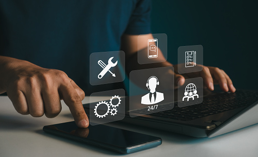 Customer Service In Internet Technical Support Center Customer Service Internet Business Technology ...