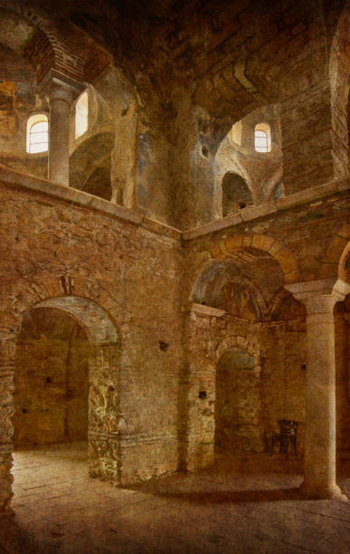 istock Hodegetria Byzantine Church Mystras 2163522828