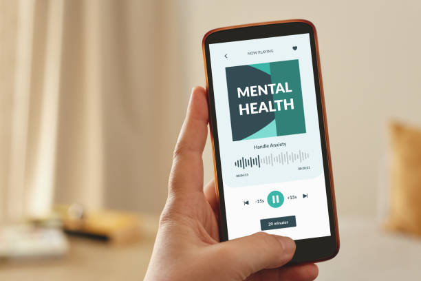 istock Mental health app concept 2163532268
