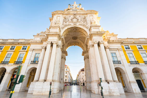 istock Rua Augusta Arch in Lisbon 2163533793