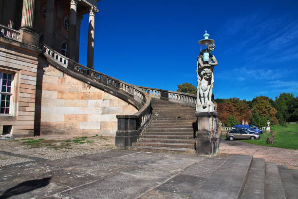 Potsdam, Germany - 15 Sep 2015: Vintage Potsdam palace, Berlin, Germany