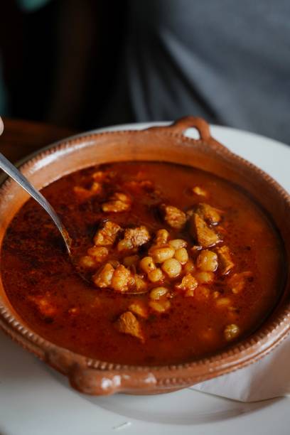 istock Mexican food - pozole 2163535491
