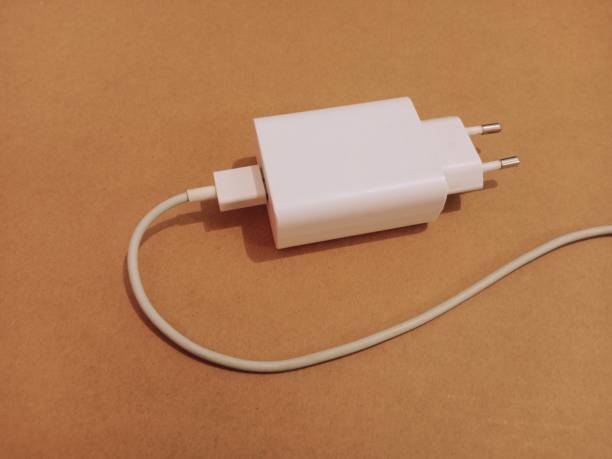 istock smartphone charger on brown cardboard 2163541658