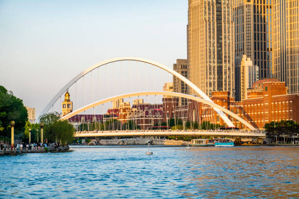 istock Beautiful Haihe River in Tianjin 2163541988