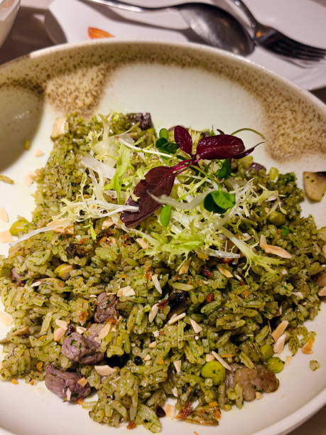 Yang Chow Chinese Fried Rice on a White Plate