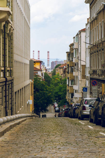 istock Streets of Sofia city in Bulgaria 2163554021