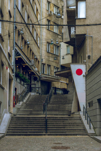 Streets of Sofia city in Bulgaria