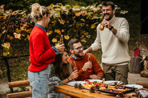 istock Friends and lunch party 2163554198