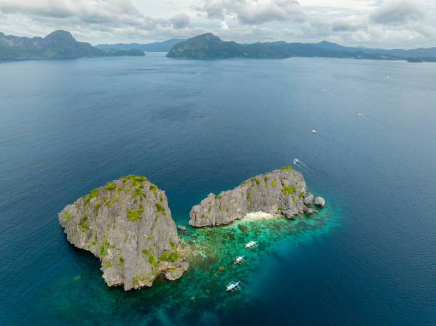istock Twin Rocks in El Nido, Philippines. 2163556510
