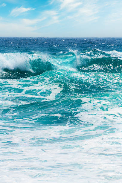 istock Waves on the beach in windy day. Santorini island, Greece. 2163561835