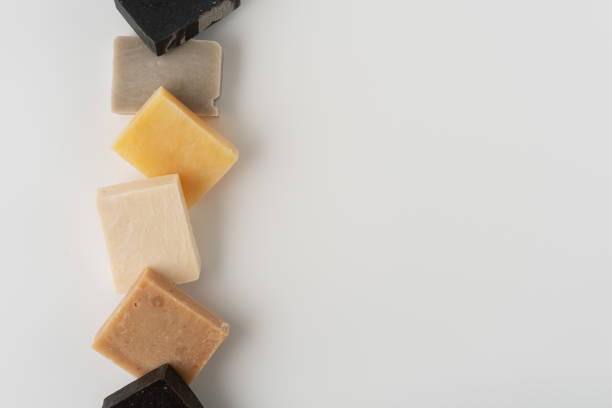 istock Set of different handcraft organic soap bars 2163569602