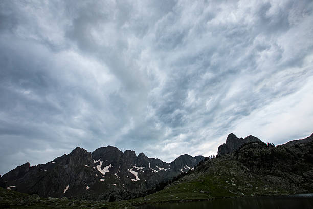 Summer landscape in Posets Maladeta Nature Park, Spain.