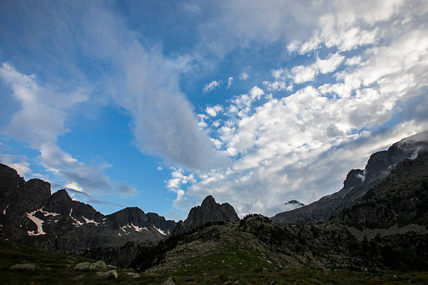 Summer landscape in Posets Maladeta Nature Park, Spain.