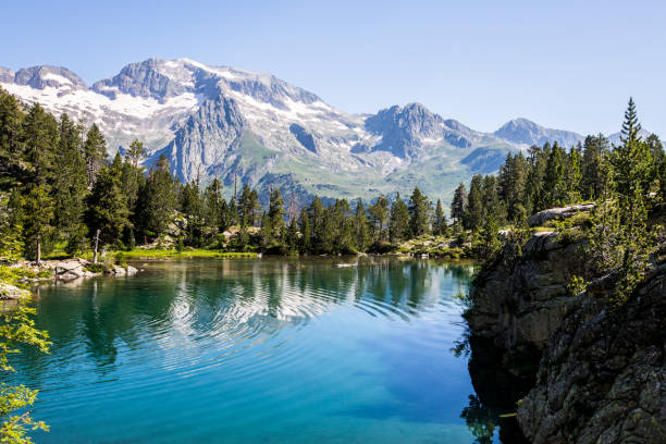 Summer landscape in Posets Maladeta Nature Park, Spain