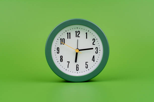 istock Alarm clock. Studio photo, time concept and working with precious time. 2163579958