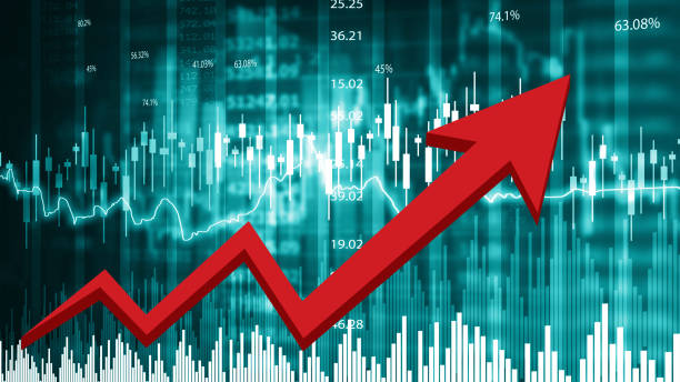 istock Stock market trading graph analysis. forex graph stock market graph chart.3d illustration 2163582230