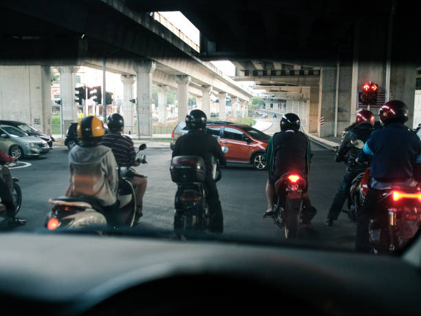 istock Bikers in the city 2163583175