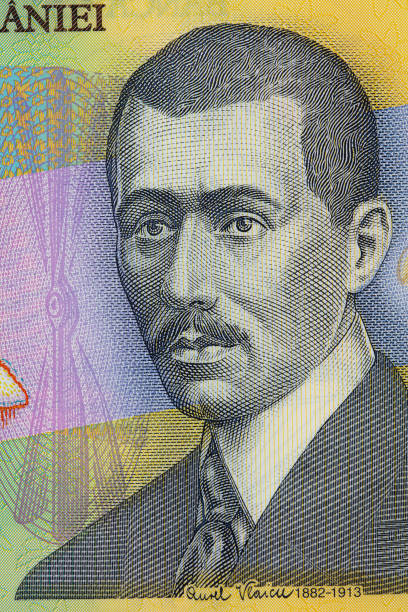 istock Closeup of 50 Romanian lei banknote 2163586659