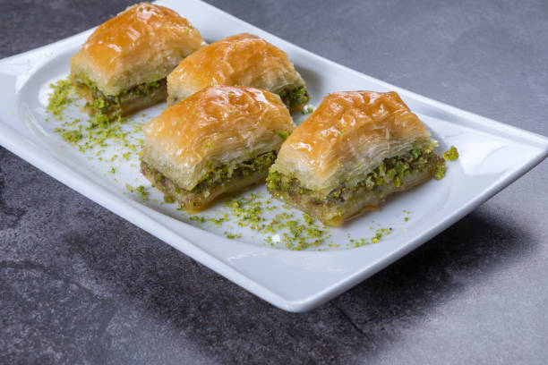 istock Square Pistachio Baklava 2163610060