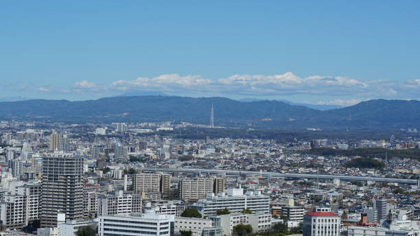 istock Nagoya Japan Cityscape 2163615481