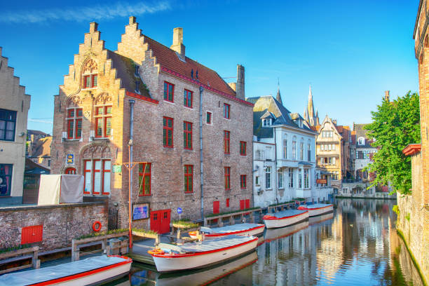 istock Canals of Bruges, Belgium 2163615755