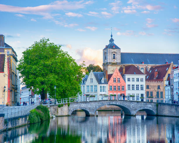 istock Canals of Bruges, Belgium 2163616109