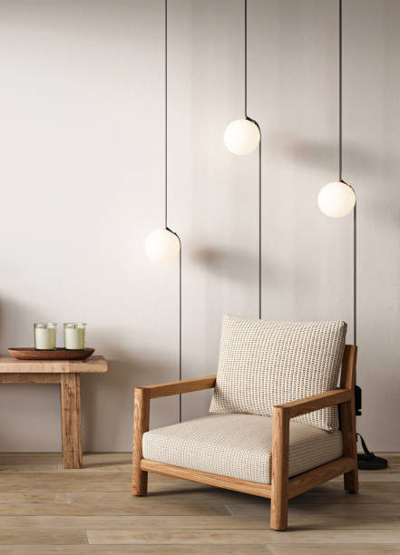 istock A contemporary take on hallway interior design, emphasizing wood and artisanal details. 3d rendering. High quality 3d illustration 2163620788